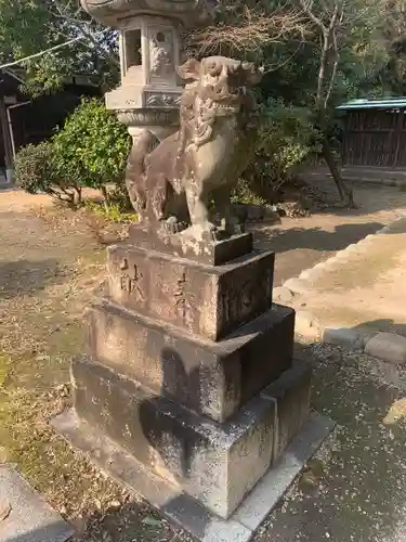 藤島神社の狛犬