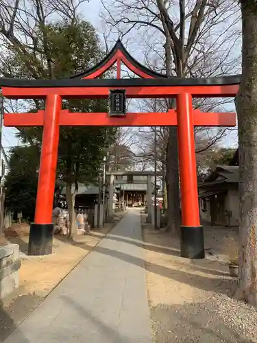 丸子山王日枝神社の鳥居