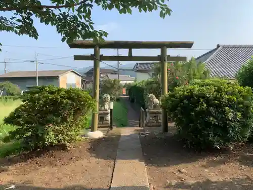 大六天神社の鳥居