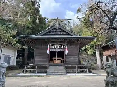 白沙八幡神社の本殿
