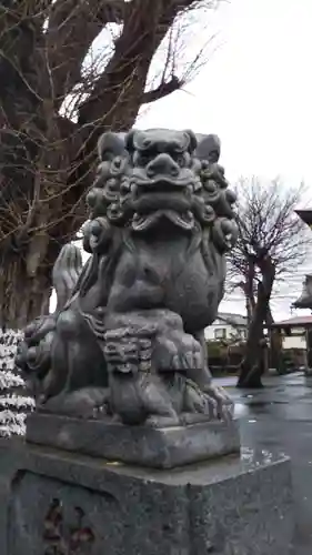 子守神社の狛犬