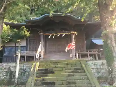 阿治古神社の本殿・本堂