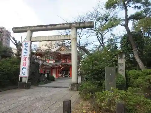 千葉神社の鳥居