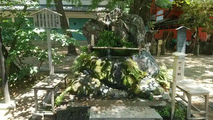 藤森神社の手水舎