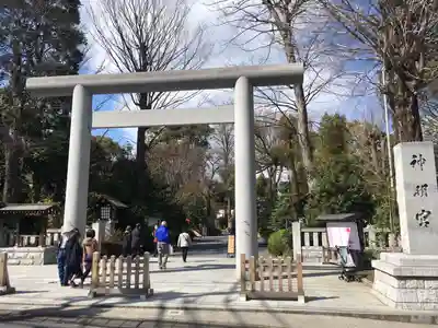 阿佐ヶ谷神明宮の鳥居