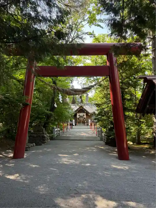比布神社の鳥居