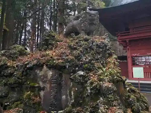 富士山東口本宮 冨士浅間神社の狛犬