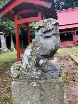 谷上神社の狛犬