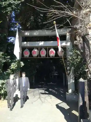 岩槻久伊豆神社の鳥居