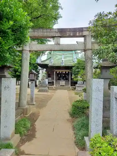 野火止氷川神社の鳥居