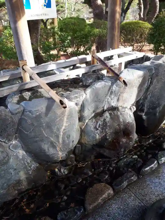 開成山大神宮の手水舎