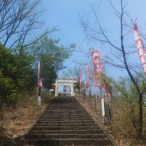 岐阜稲荷山本社の鳥居