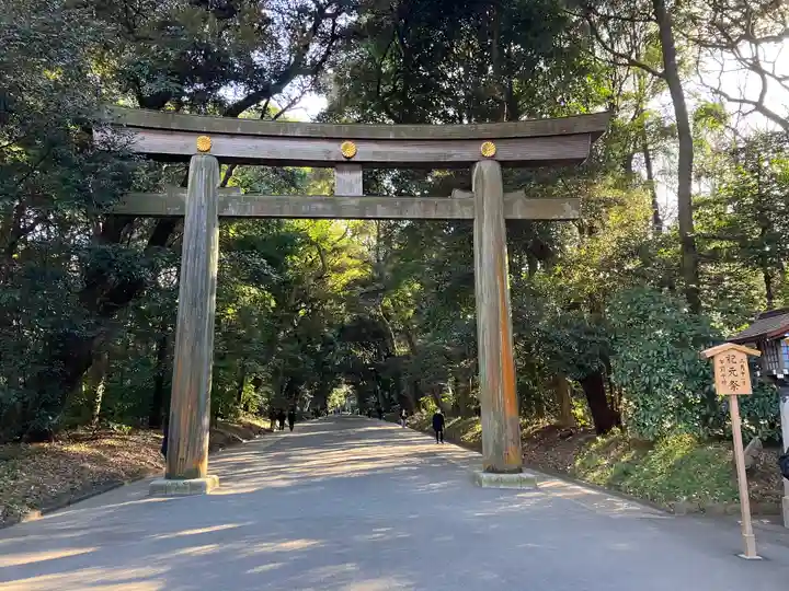 明治神宮の鳥居