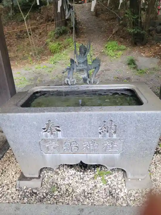 貴船神社の手水舎