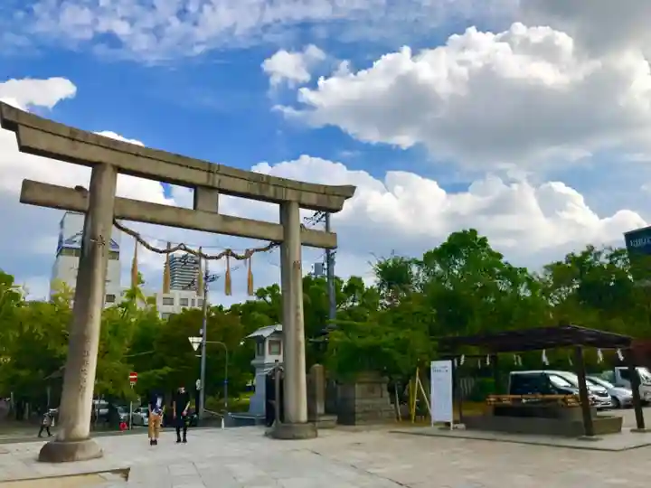 難波大社 生國魂神社の鳥居