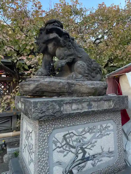 湯島天満宮の狛犬
