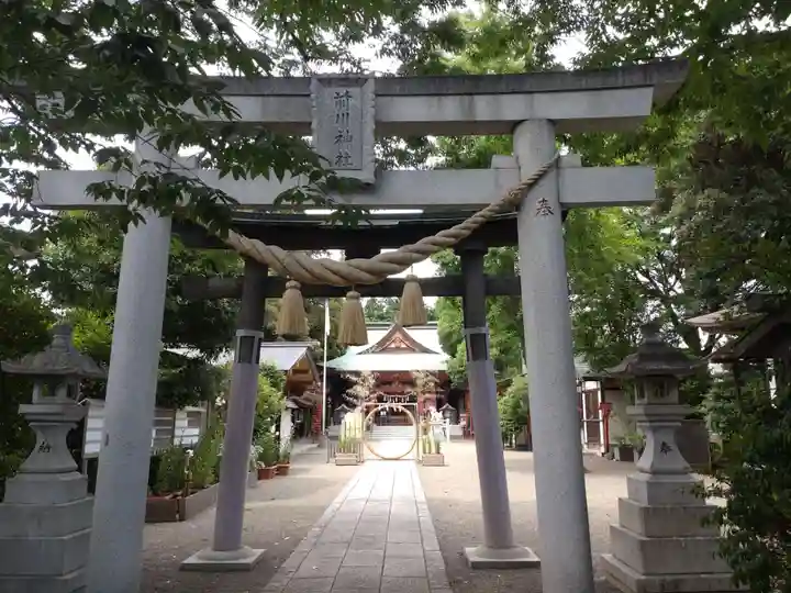 前川神社の鳥居