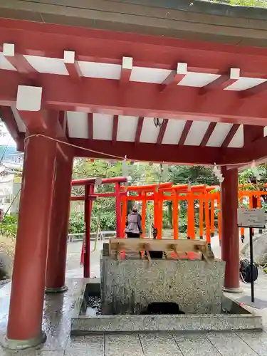 來宮神社の手水舎