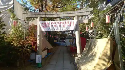 溝口神社の鳥居