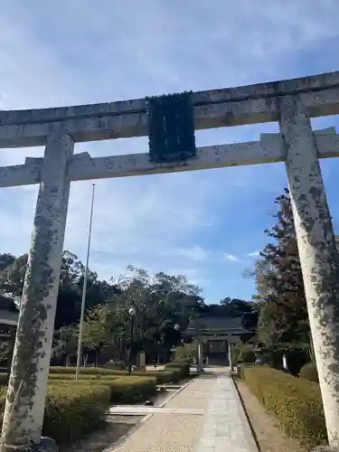 藤樹神社の鳥居