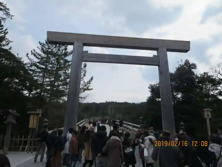 伊勢神宮内宮(皇大神宮)の鳥居