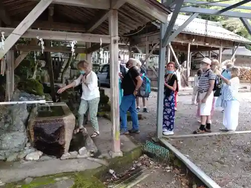 天鷹神社の手水