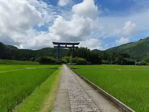 大斎原（熊野本宮大社旧社地）の鳥居