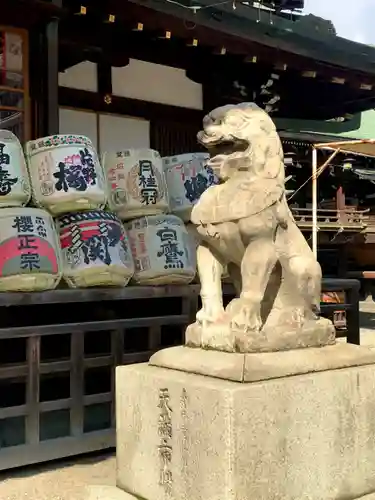 大阪天満宮の狛犬