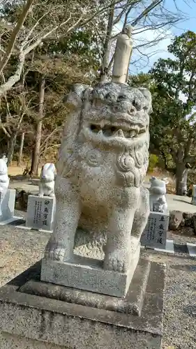 龍泉寺の狛犬