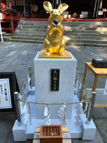 日光二荒山神社の像