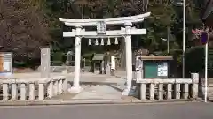 白旗神社の鳥居