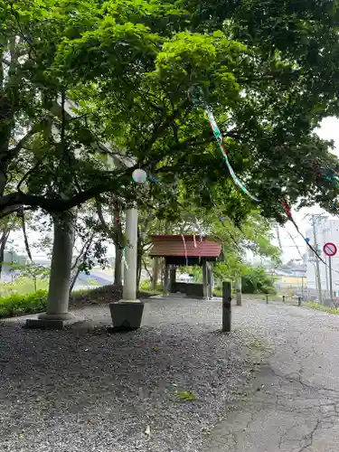 釧路一之宮 厳島神社の手水舎