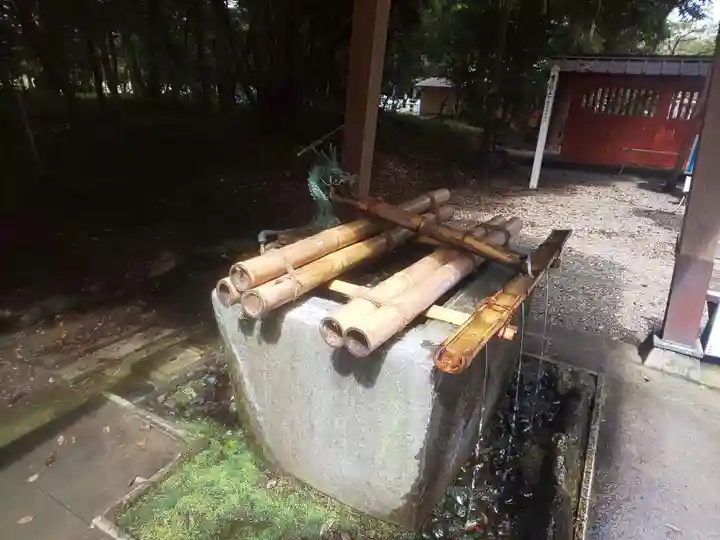 息栖神社の手水舎