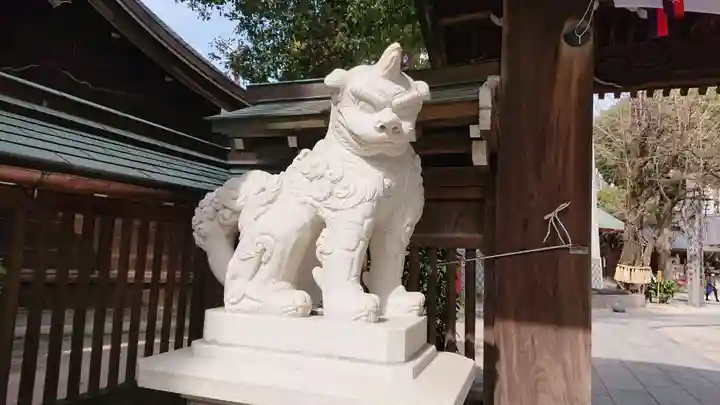 櫛田神社の狛犬