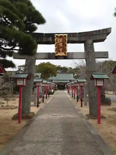 岡湊神社の鳥居