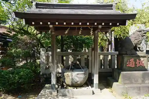 牛天神北野神社の手水舎