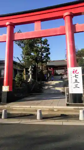 東伏見稲荷神社の鳥居