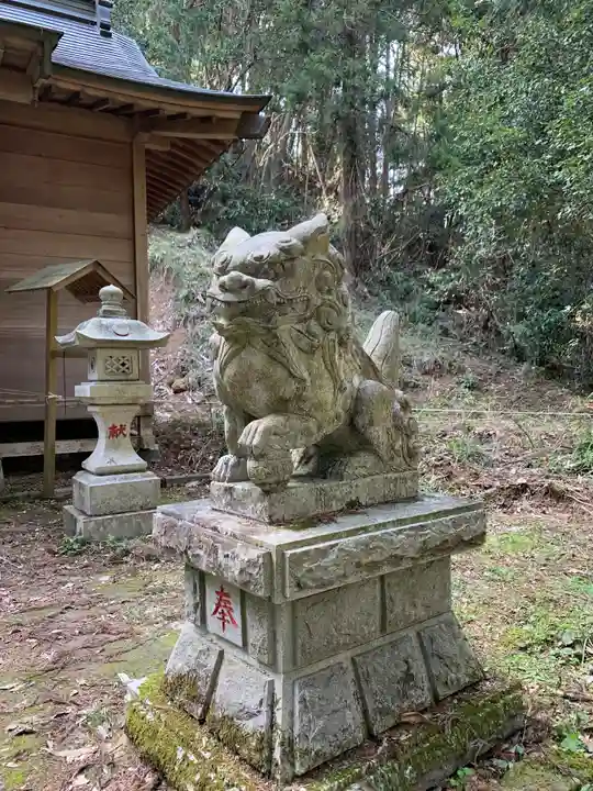 白山神社の狛犬