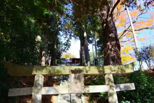 阿久津「田村神社」（郡山市阿久津町）旧社名：伊豆箱根三嶋三社の鳥居