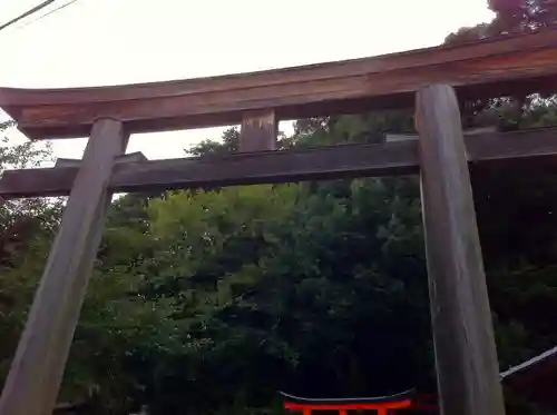 建勲神社の鳥居