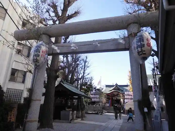 長浦神社の鳥居
