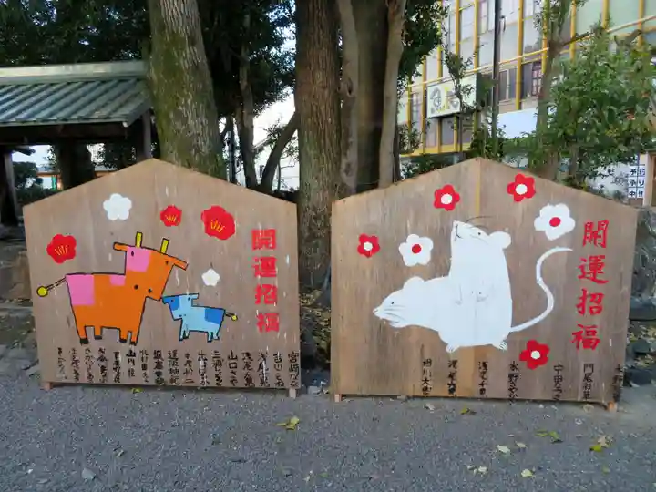 世木神社の絵馬