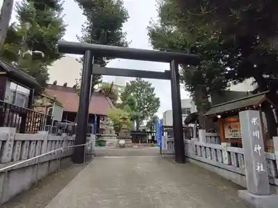 高円寺氷川神社の鳥居