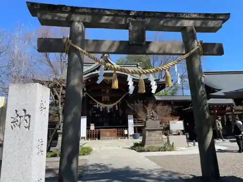 行田八幡神社の鳥居