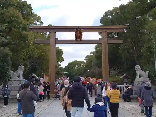 和泉國一之宮　大鳥大社の鳥居