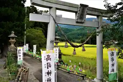 高司神社〜むすびの神の鎮まる社〜の鳥居