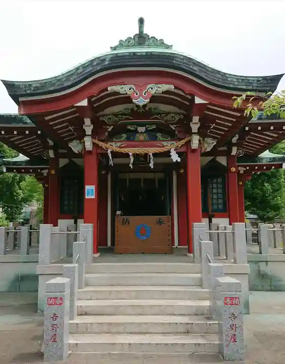 木場 洲﨑神社の本殿・本堂