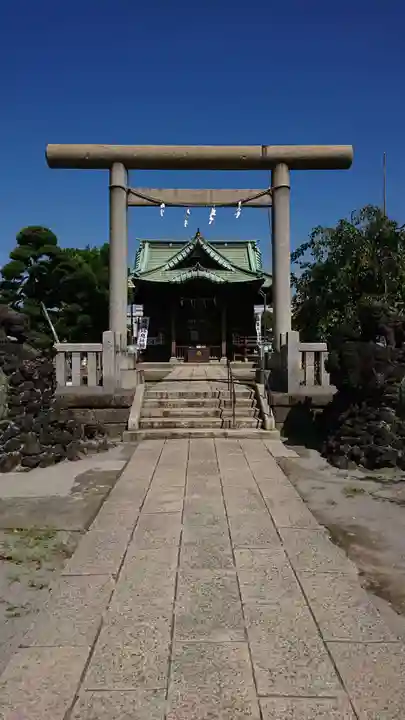 胡録神社の鳥居