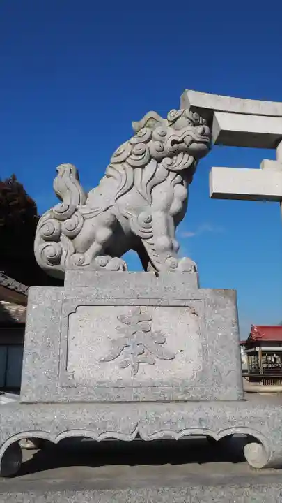 浅間神社の狛犬