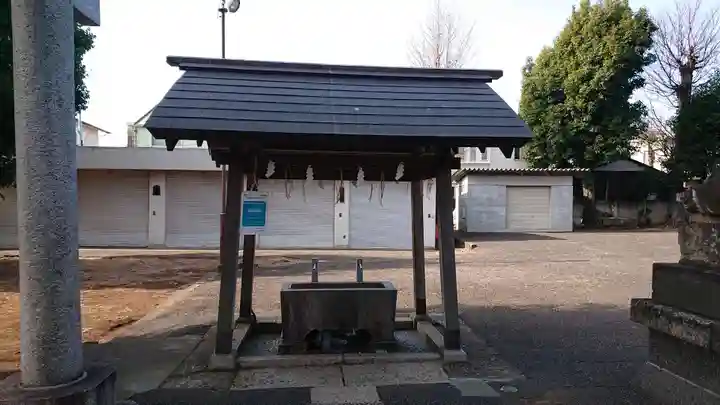駒留八幡神社の手水舎